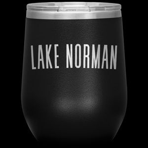 BLACK Lake Norman Insulated Wine Glass Tumbler